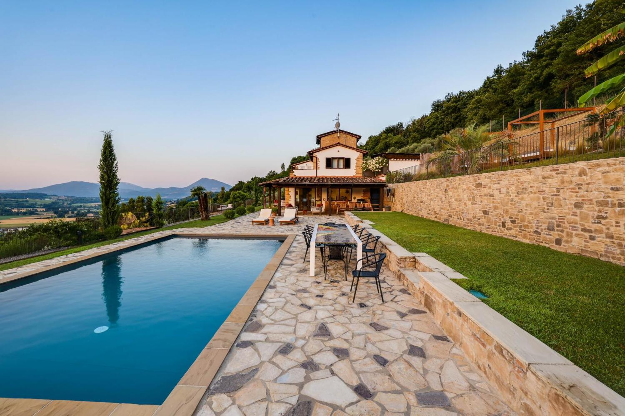 Villa Destino Italy, Umbria Tuscany Boarder Montone  Ngoại thất bức ảnh