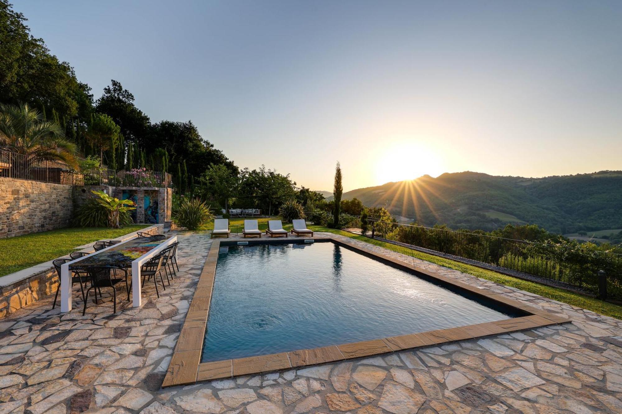 Villa Destino Italy, Umbria Tuscany Boarder Montone  Ngoại thất bức ảnh