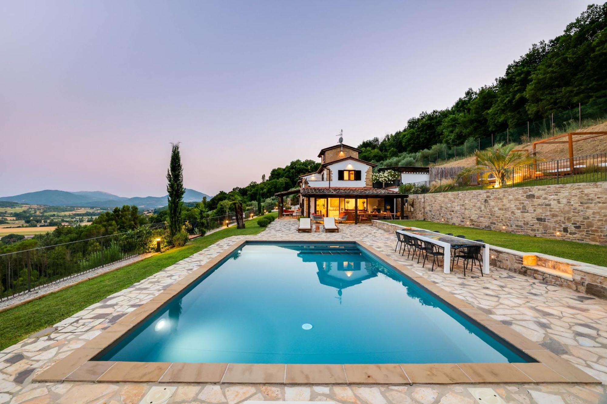 Villa Destino Italy, Umbria Tuscany Boarder Montone  Ngoại thất bức ảnh